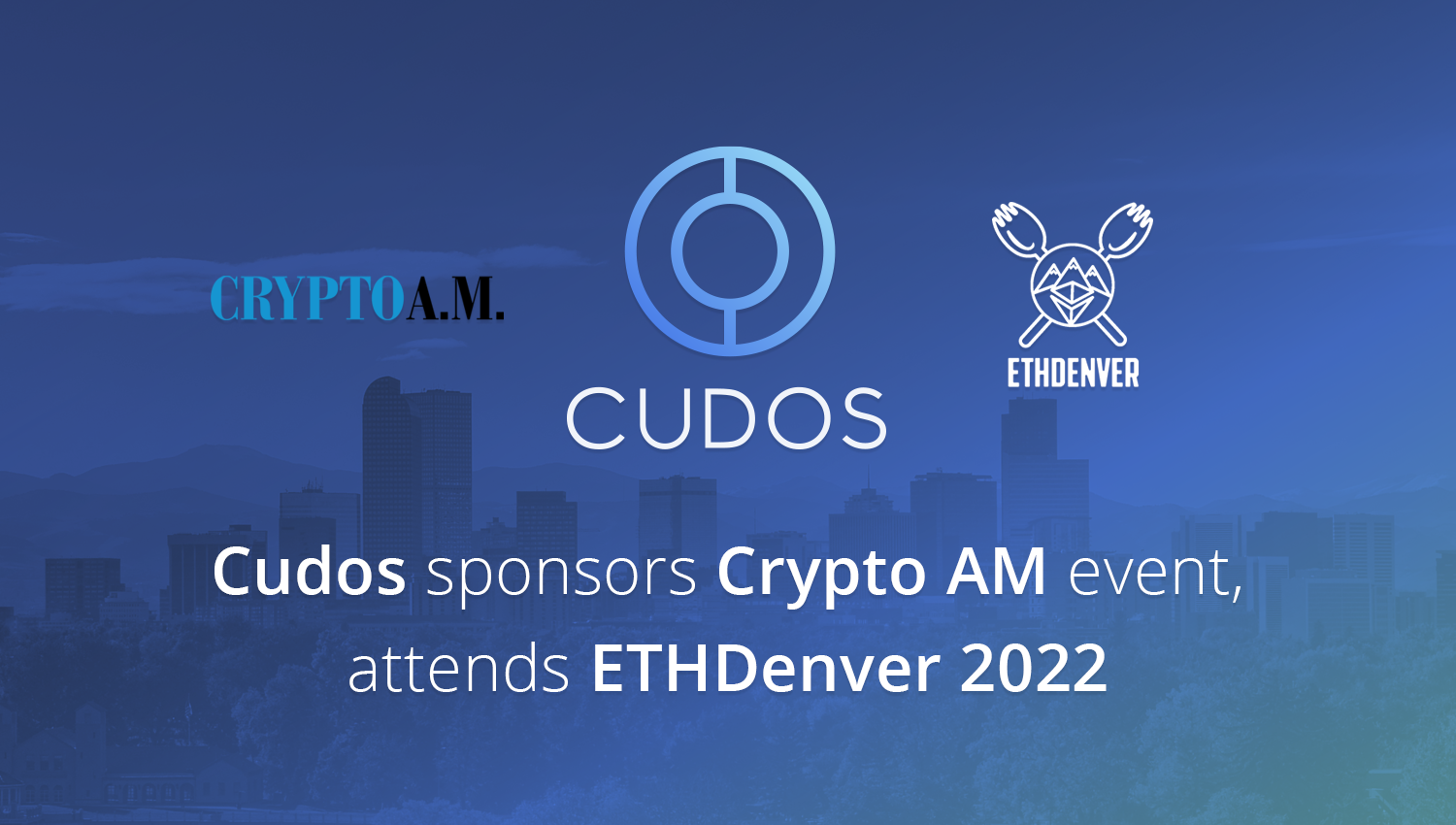 Upcoming events: Cudos sponsors Crypto AM event
