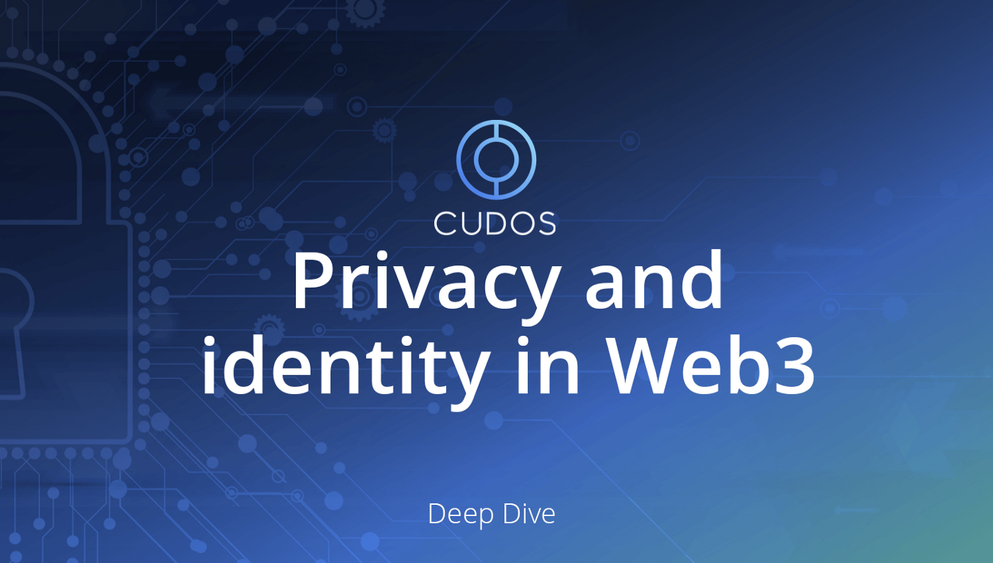 Privacy and identity in Web3