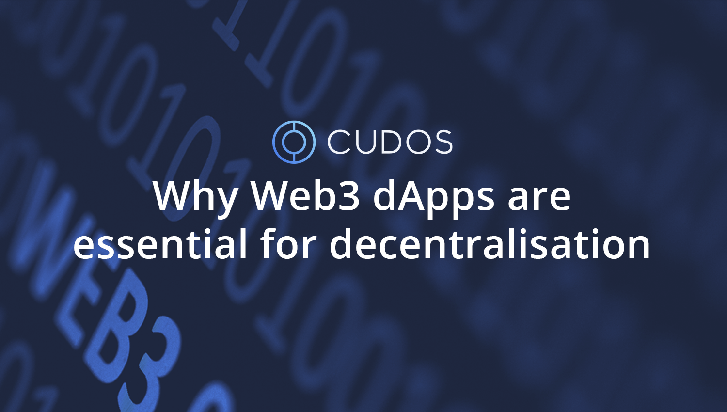 What are dApps? Why are they essential for decentralisation?
