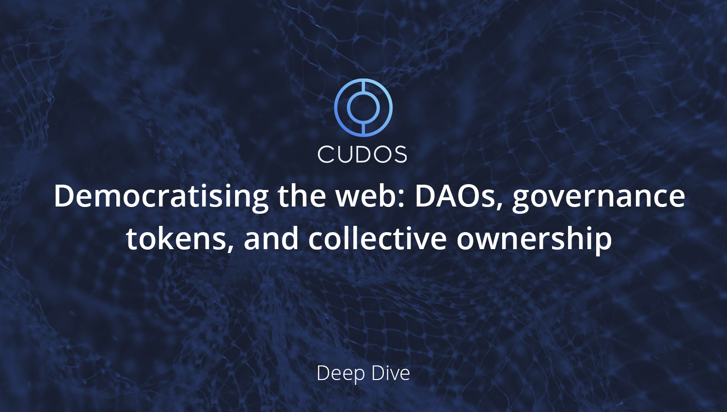 Democratising the web: DAOs, governance tokens, and collective ownership