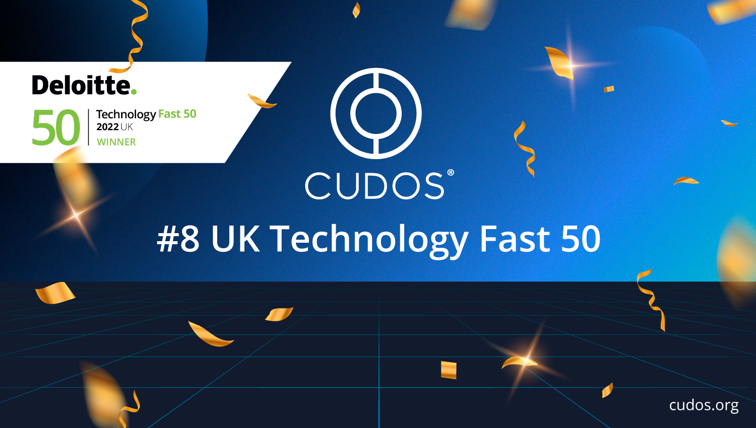 Cudos ranks eighth in Deloitte’s Technology Fast 50 UK 2022